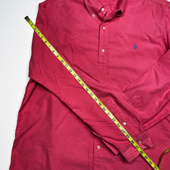 Rose * Polo Ralph Lauren Classic Fit Long Sleeve Button Down Shirt - XXL - Picture 3 of 7